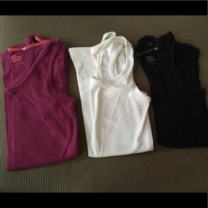 GUC lot of 3 SO racerback tank tops
